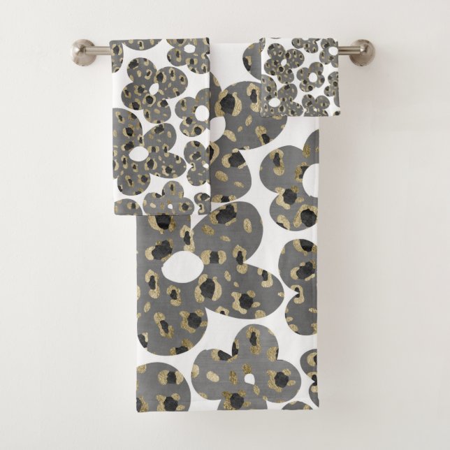 Conjunto De Toalhas Retro Daisies Impressão Animal Glam #1 #retro #flo (Insitu)