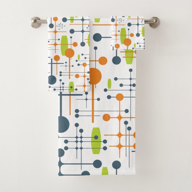 Conjunto De Toalhas Retro-Futuro (Insitu)