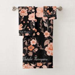 Conjunto De Toalhas Retro moderno com na moda n