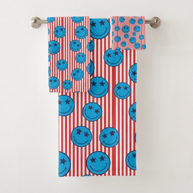 Conjunto De Toalhas Retro Patriota (Insitu)