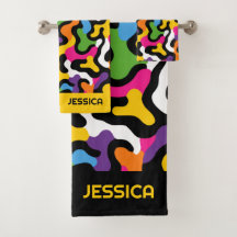 Retro y2k Abstrato estésico Nome colorido