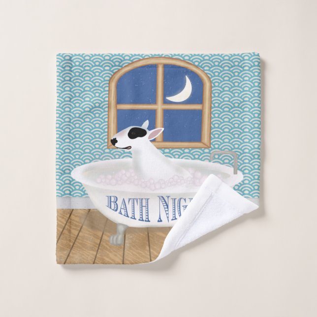 Conjunto De Toalhas Rex: TV Terrier Bath Night Bath Set (Pano de lavar)