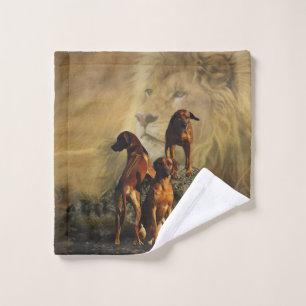 Conjunto De Toalhas Ridgeback da Rodésia com Leão