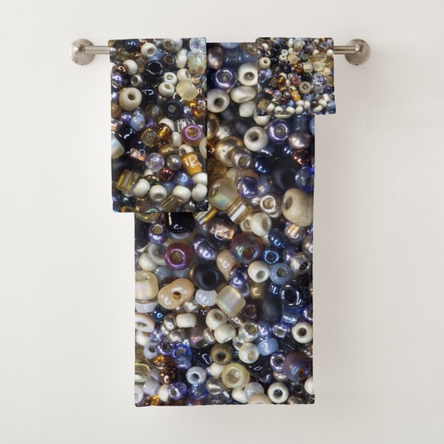 Conjunto De Toalhas Riqueza de Contas de Sementes  (Insitu)