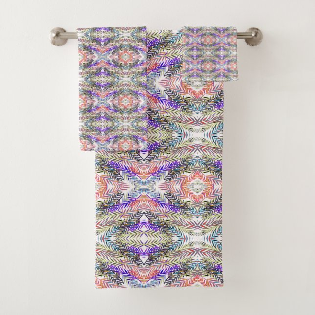 Conjunto De Toalhas Riscos Coloridos (Insitu)