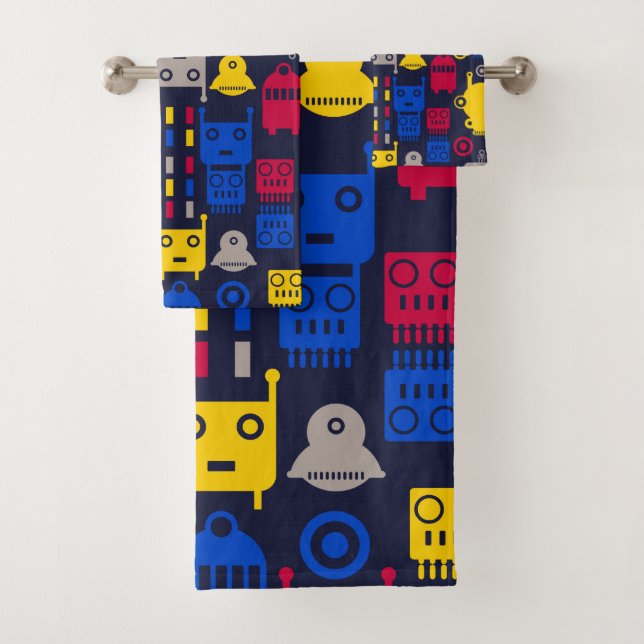 Conjunto De Toalhas robôs de desenho animado (Insitu)