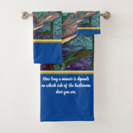 Conjunto De Toalhas Românico moderno com espuma de ouro, flor de vidro