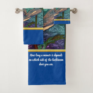 Conjunto De Toalhas Românico moderno com espuma de ouro, flor de vidro