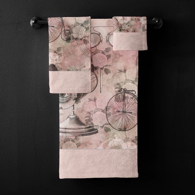 Conjunto De Toalhas Romântico Steampunk | Ephemera Antiquada (Criador carregado)