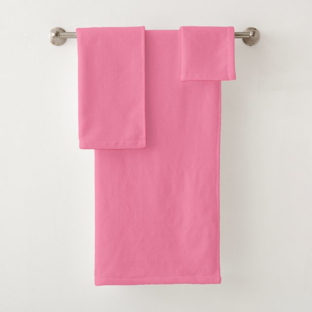 Conjunto De Toalhas Rosa (Insitu)