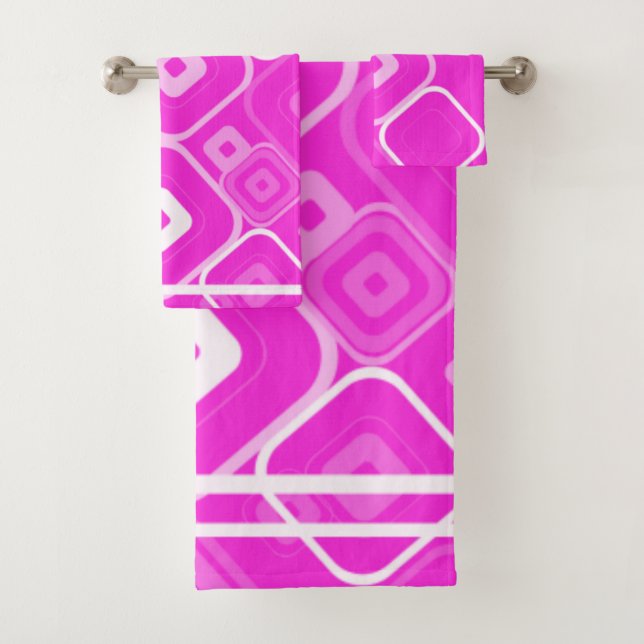 Conjunto De Toalhas Rosa (Insitu)