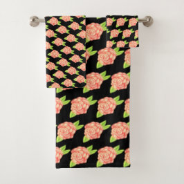 Conjunto De Toalhas Rosa