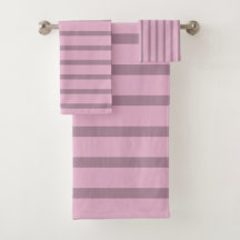 Rosa Moderno e Listras Bege Roxo