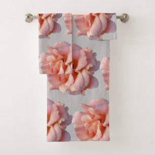 Conjunto De Toalhas rosa rosa rosa florescente