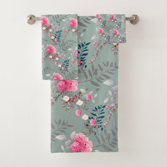 Conjunto De Toalhas Rosa suave (Insitu)