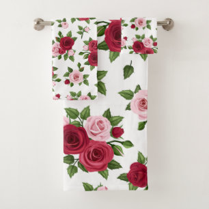 Conjunto De Toalhas Rosas do amor