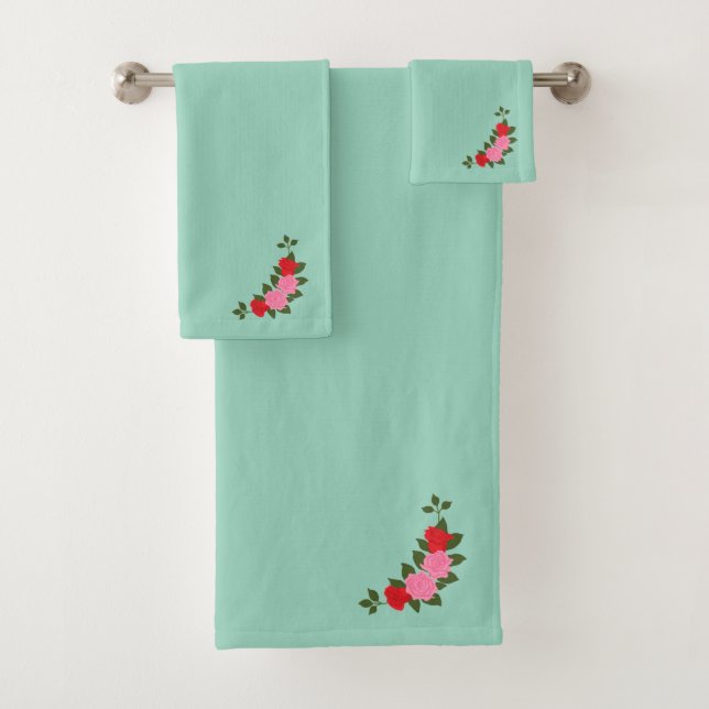Conjunto De Toalhas Roses (Insitu)