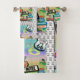 CONJUNTO DE TOALHAS ROTA 66