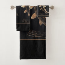 Roteiro de cobre metálico Koi esculpido