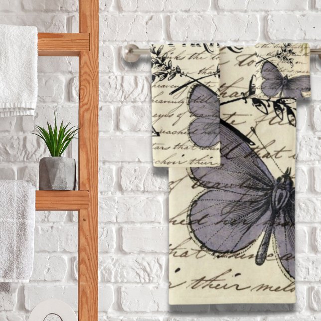 Conjunto De Toalhas roteiros russos do país paris eiffel torre (rustic french country scripts paris eiffel tower bath towel set)