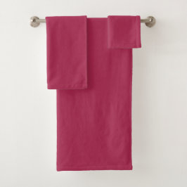 Conjunto De Toalhas Roxo Amaranto (cor sólida)