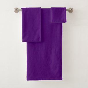 Conjunto De Toalhas Roxo real (cor sólida)
