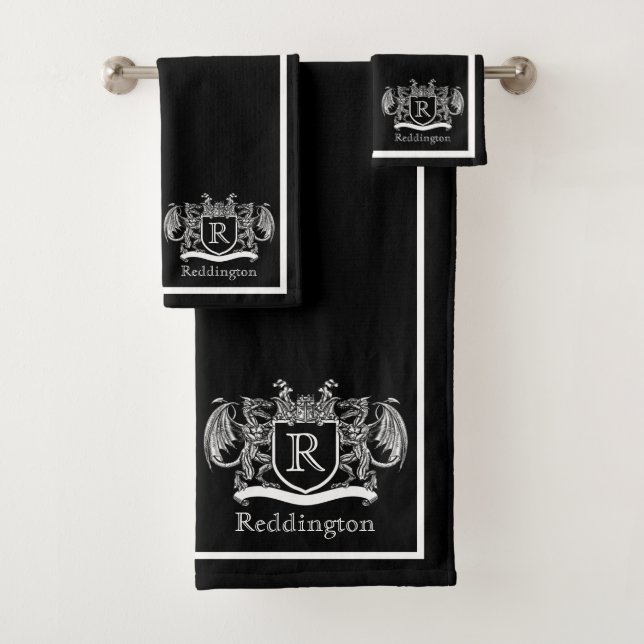 Conjunto De Toalhas Royal Dragon Crest (Insitu)