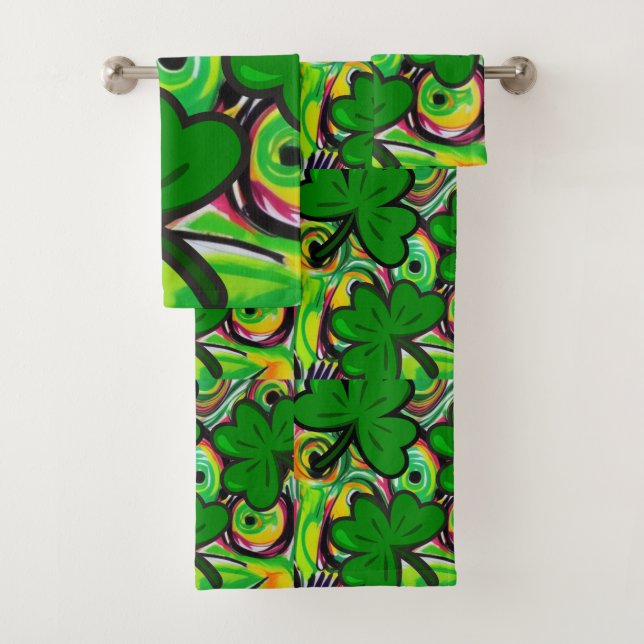 Conjunto De Toalhas Rua, Dia de Patrick (Insitu)