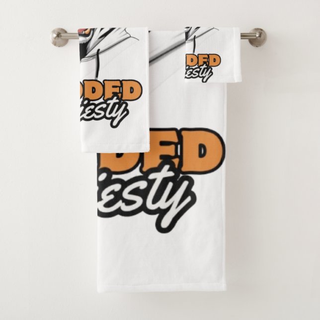 Conjunto De Toalhas Ruas Savage | Logotipo Hoodie Tiger (Insitu)