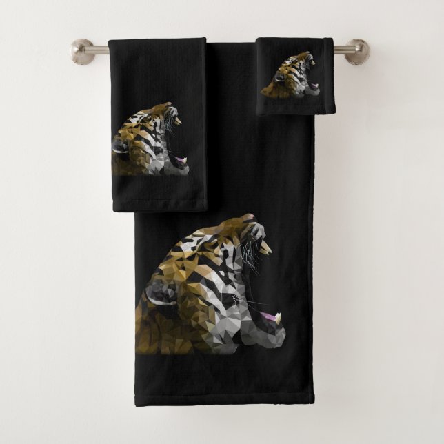 Conjunto De Toalhas Rugido de Tigre (Insitu)