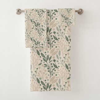 Conjunto De Toalhas Sage Garden