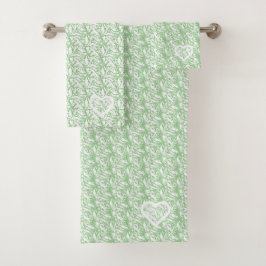 Conjunto de toalhas Sage Life por Adiela Akoo