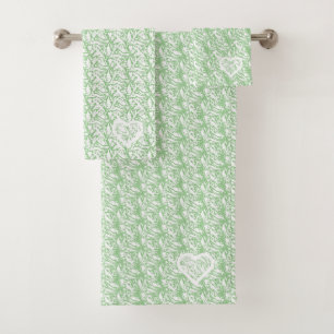 Conjunto De Toalhas Sage Life Towel Definida por Adiela Akoo