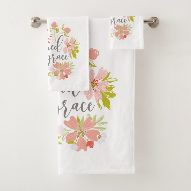 Conjunto De Toalhas Salvo por Grace - Efesianos 2:8 (Insitu)