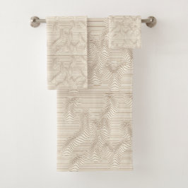 Conjunto De Toalhas Sands of Motion OP Art