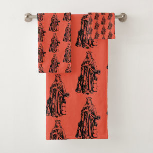 Conjunto De Toalhas Santa Bárbara Virgem e mártir