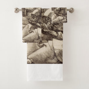 Conjunto De Toalhas Santo Antônio Lendo por Albrecht Durer