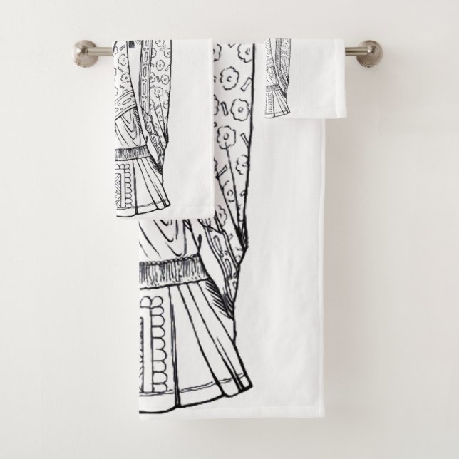 Conjunto De Toalhas Santo Deiniol Abade e Bispo (Insitu)