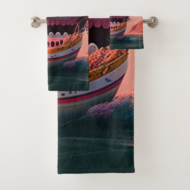 Conjunto De Toalhas Scary boat (Insitu)