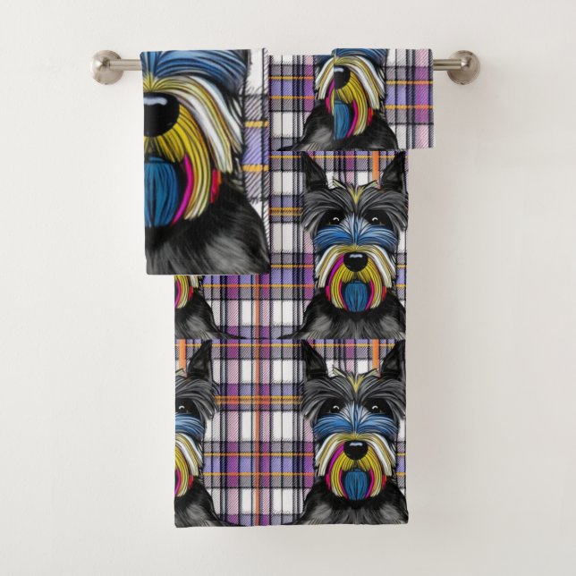 Conjunto De Toalhas Scottie Dog (Insitu)