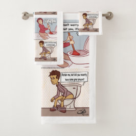 Conjunto De Toalhas Se Os Banheiros Pudessem Falar