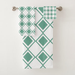 Conjunto De Toalhas Seafoam Harlequin