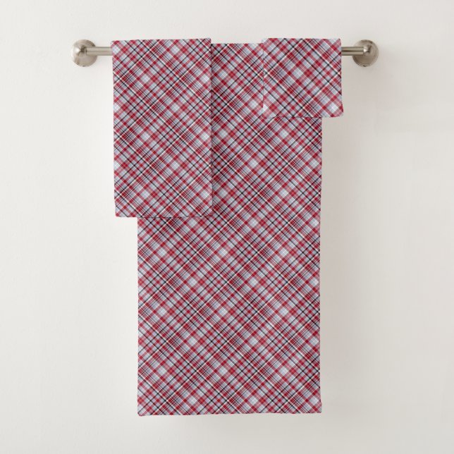 Conjunto De Toalhas Seattle Rain Xadrez (Insitu)