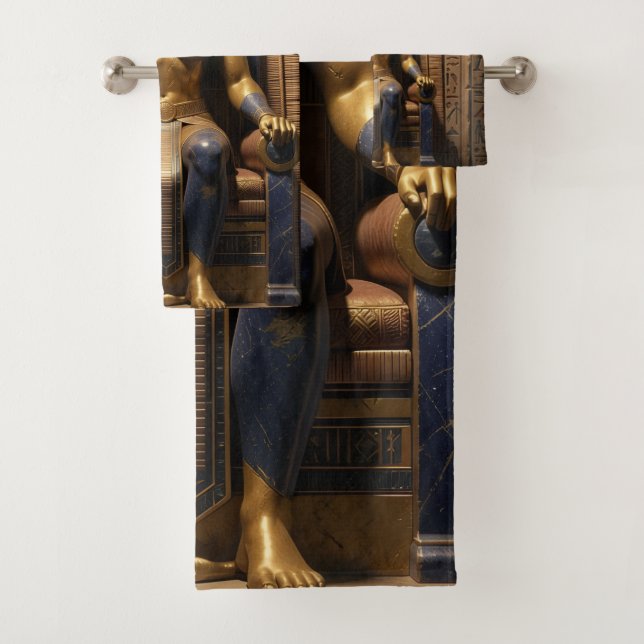 Conjunto De Toalhas Sekhmet – Lion-Headed War Goddess (Insitu)