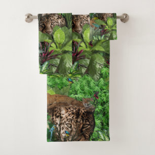 Conjunto De Toalhas Selva Africana alegre