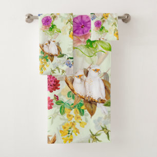 Conjunto De Toalhas Selva de Cockatoo Vintage 3