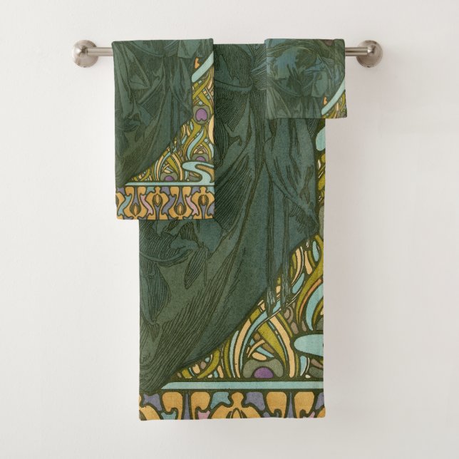Conjunto De Toalhas Sem título por Alphonse Mucha (1902) (Insitu)