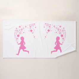 Conjunto De Toalhas Senhora Rosa.