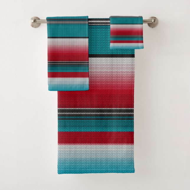 Conjunto De Toalhas Serape mexicano #5 (Insitu)