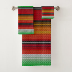 Conjunto De Toalhas Serape mexicano #6